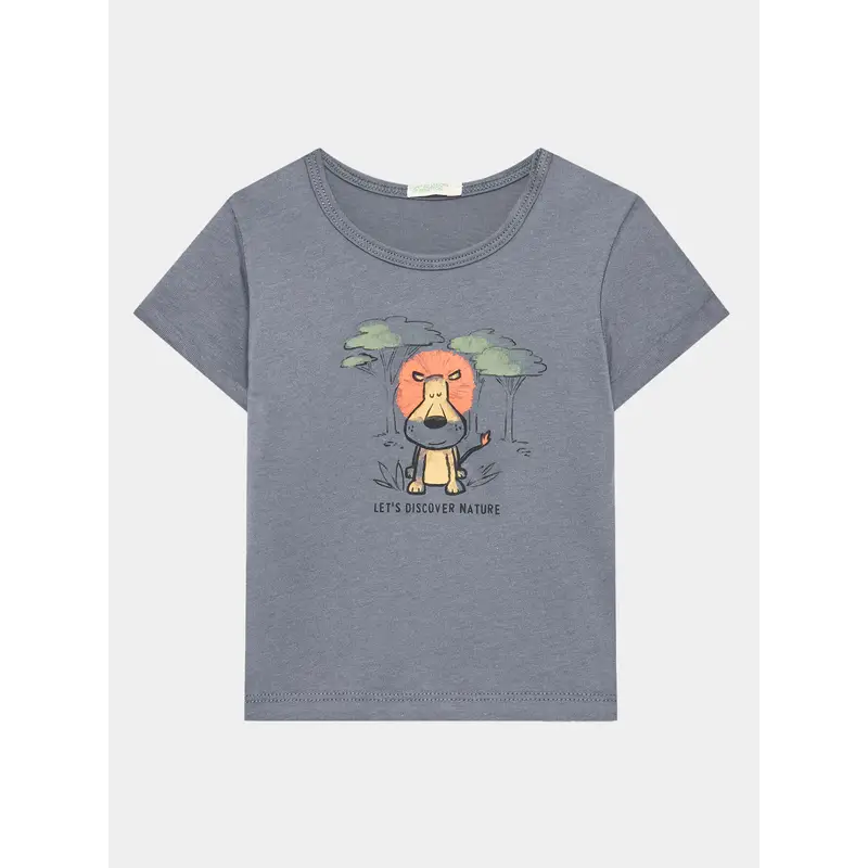United Colors of Benetton T-shirt Grigio 3202056
