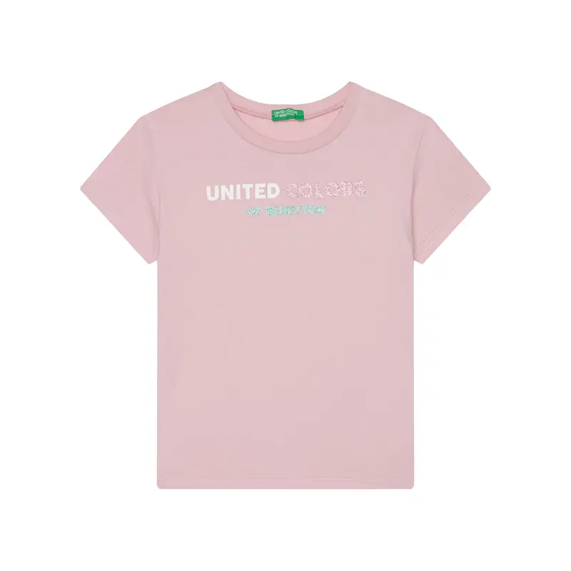 T-shirt 3I1XC10MZ Rosa Regular Fit