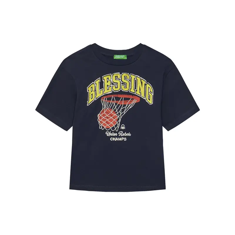 United Colors of Benetton T-shirt Blu 4111216