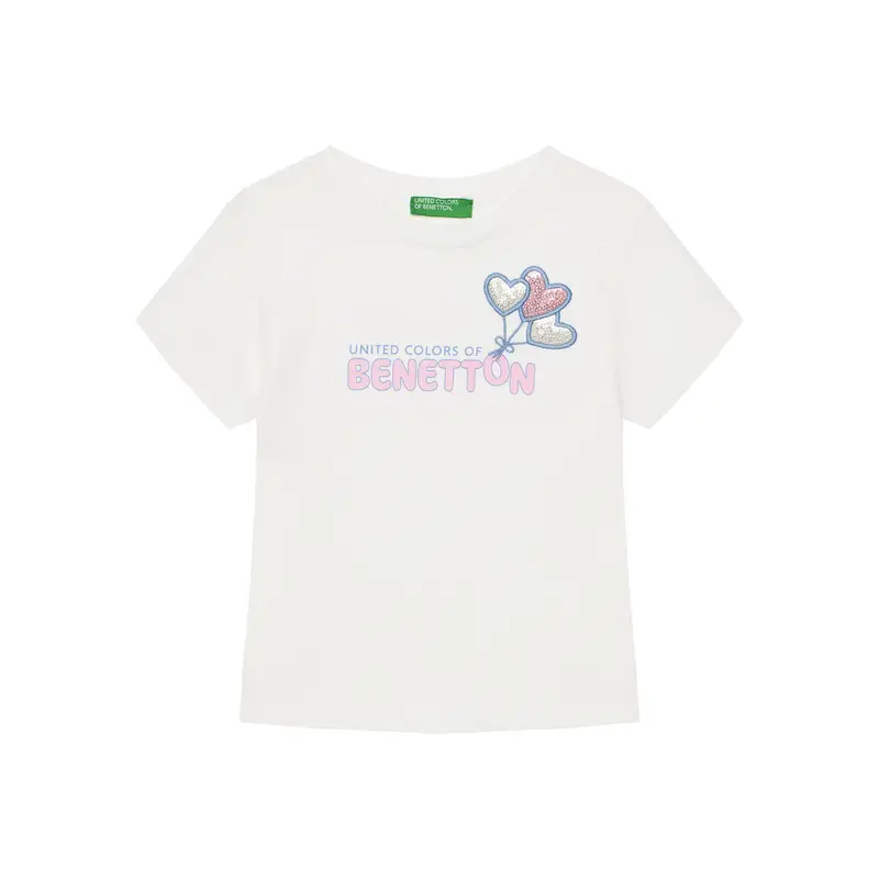 United Colors of Benetton T-shirt Bianco 3221390