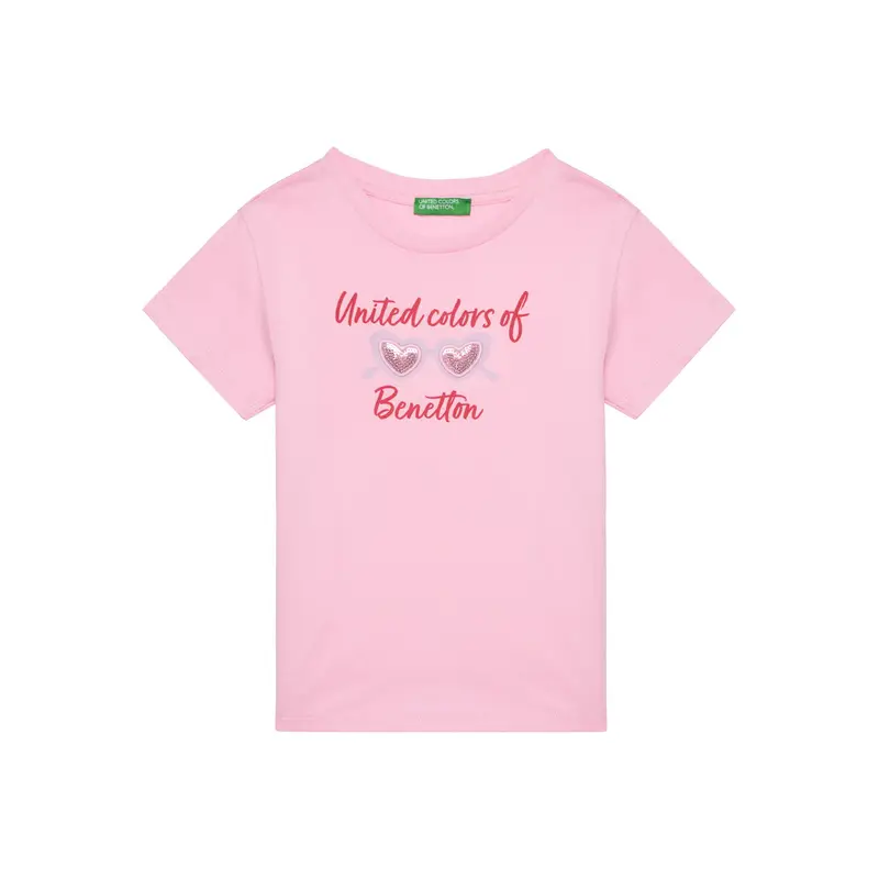 United Colors of Benetton T-shirt Rosa 3221393