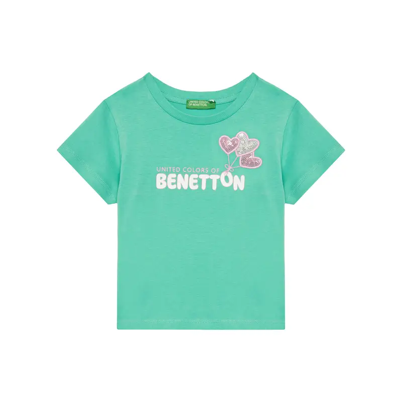 United Colors of Benetton T-shirt Verde 3221392