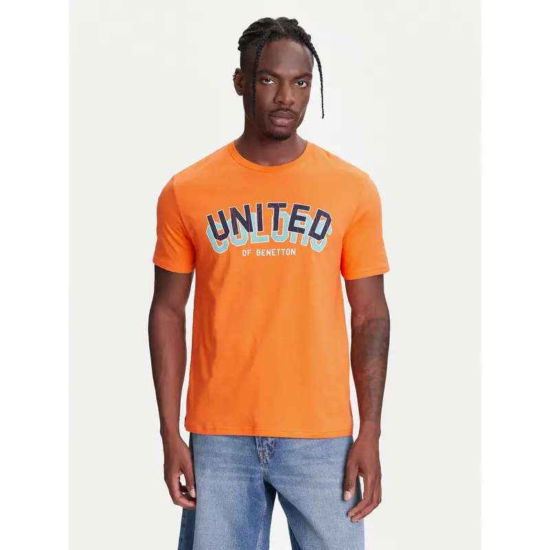 United Colors of Benetton T-shirt Arancione 3213481