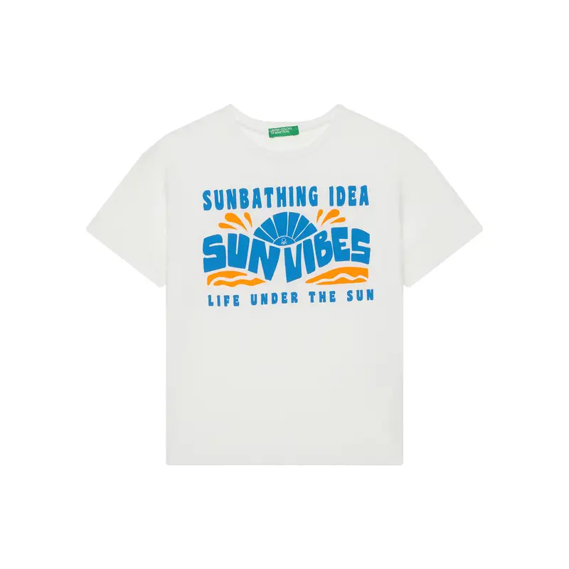 United Colors of Benetton T-shirt Bianco 4317284