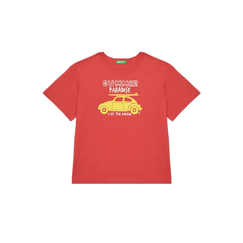 United Colors of Benetton T-shirt Rosso 3216794