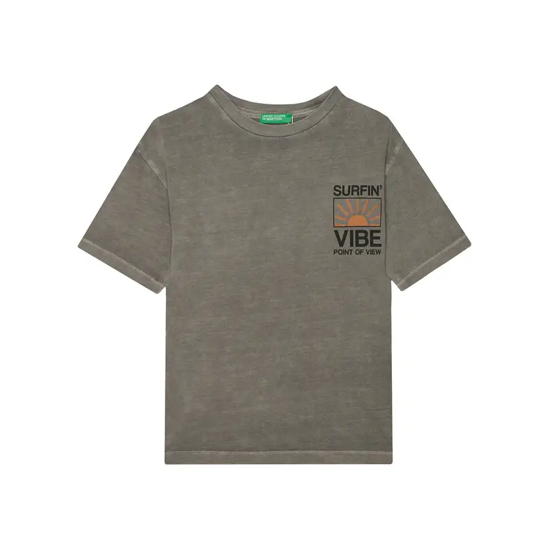 United Colors of Benetton T-shirt Grigio 3213406