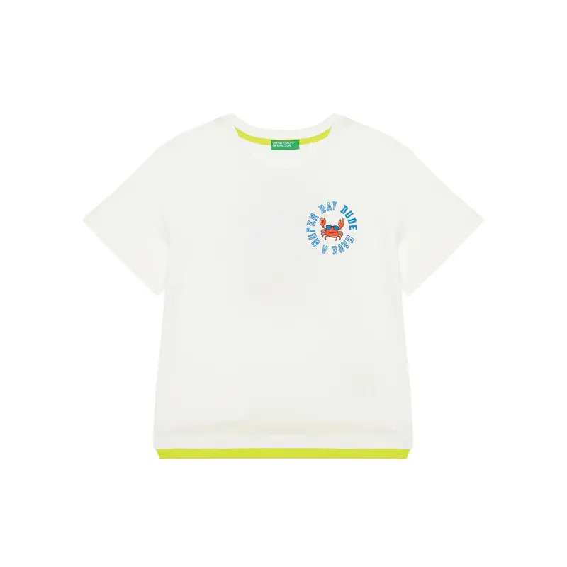 United Colors of Benetton T-shirt Beige 3221420