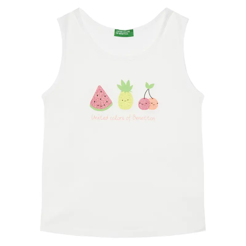 United Colors of Benetton Top Bianco 3221411