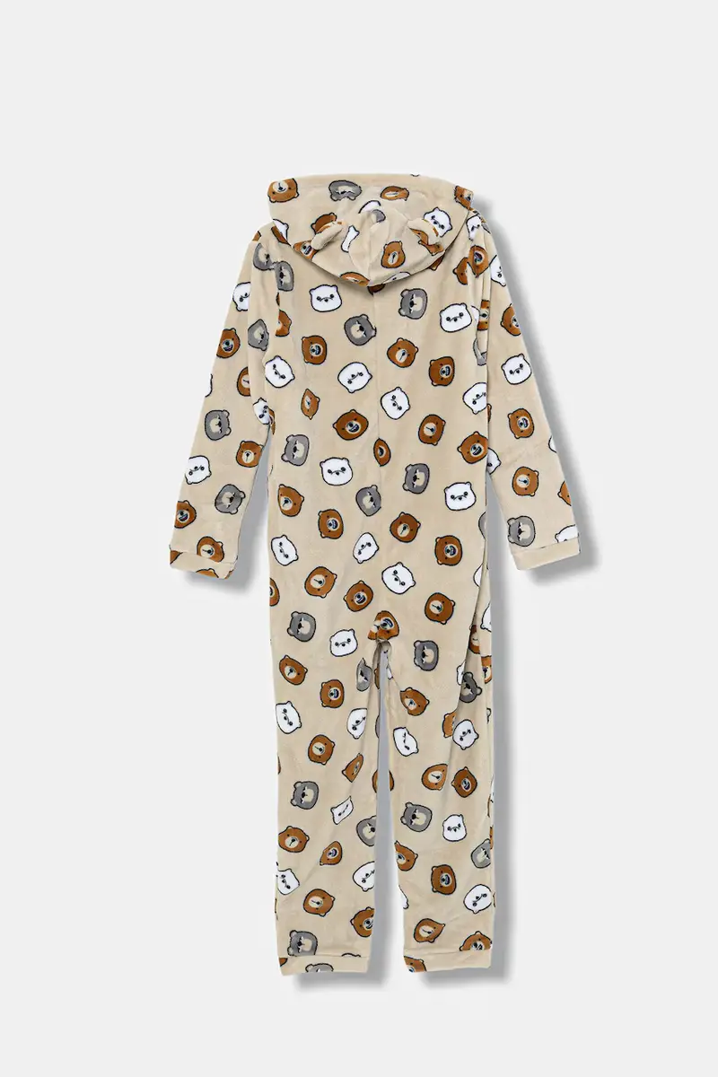 tuta da notte per bambini Beige miniatura 2