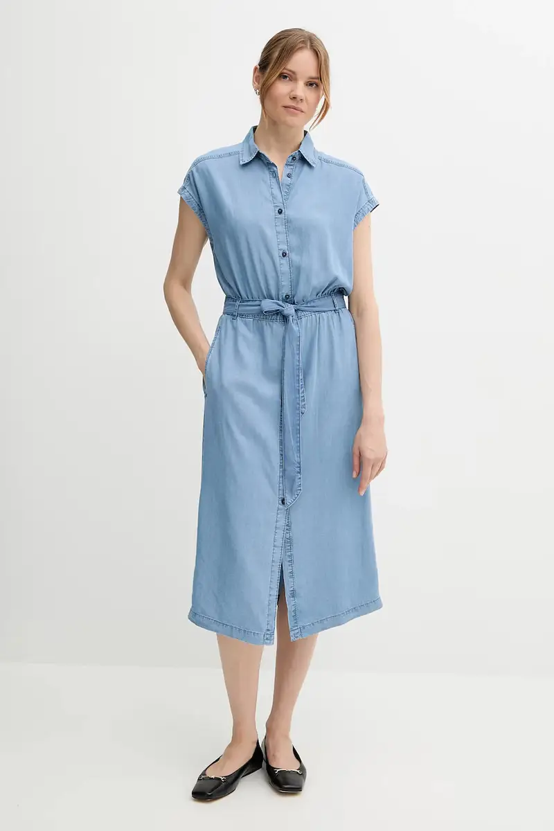 vestito colore blu 4KHNDV0BI miniatura 2