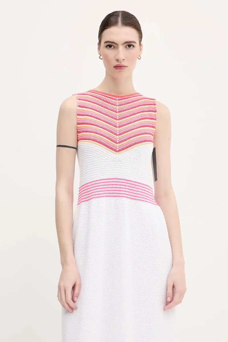 vestito colore rosa 1194EV02A miniatura 3