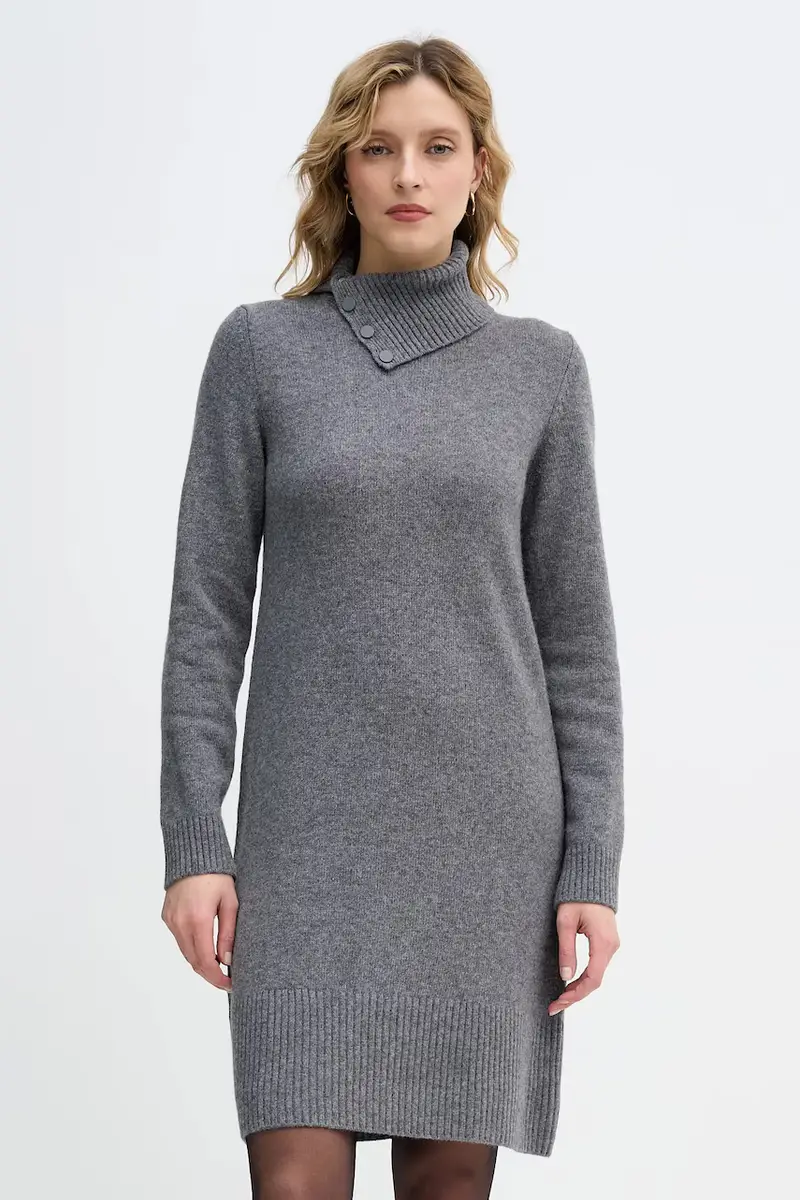 vestito con lana Grigio