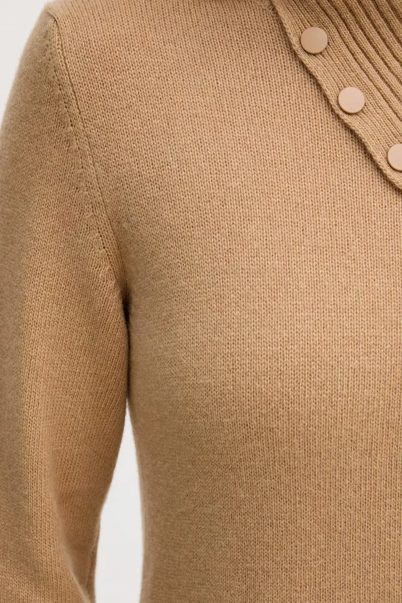 vestito con lana Marrone miniatura 5