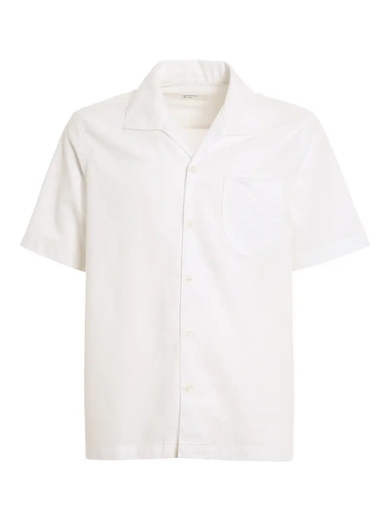 Camicia in cotone organico Bianco