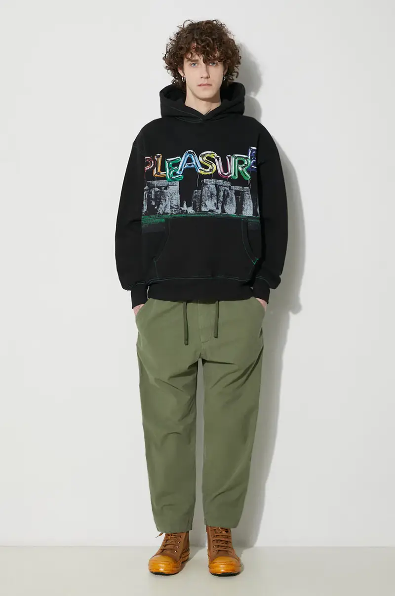 pantaloni in cotone Hi Water Trouser colore verde 30520.BIRCH miniatura 2