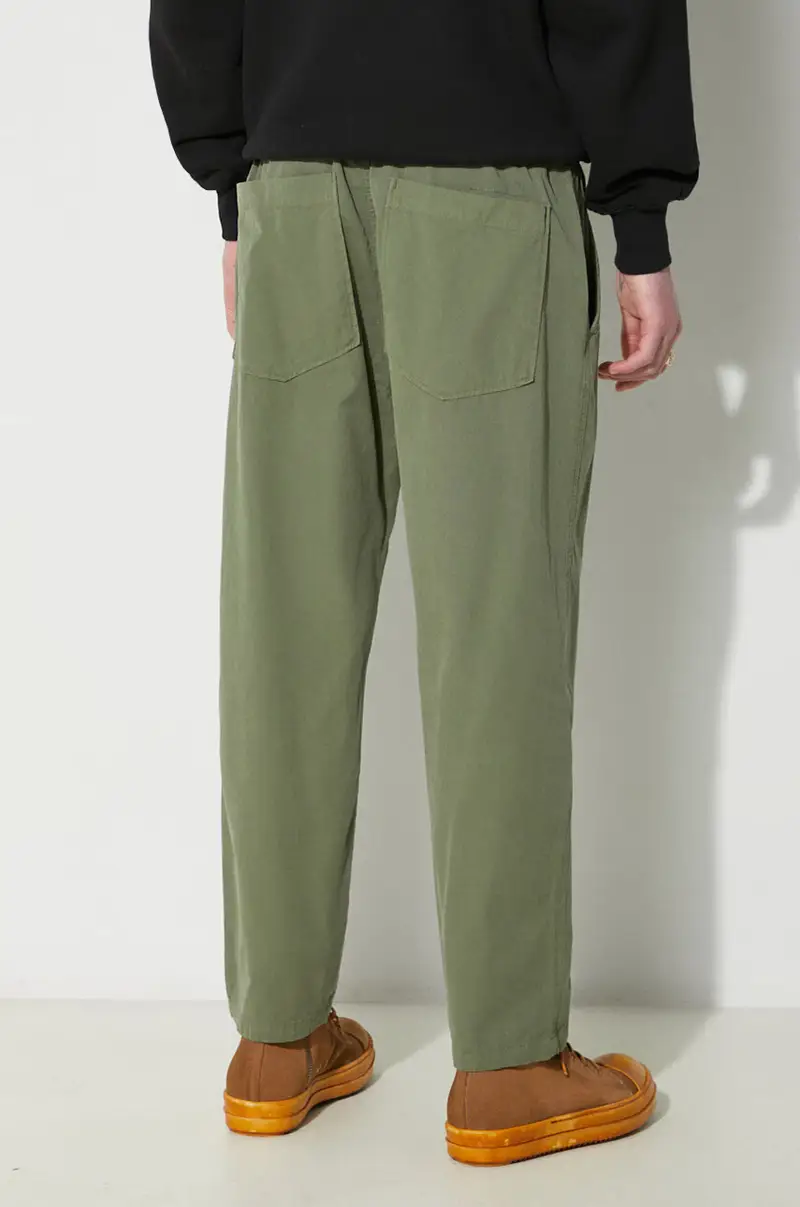 pantaloni in cotone Hi Water Trouser colore verde 30520.BIRCH miniatura 3
