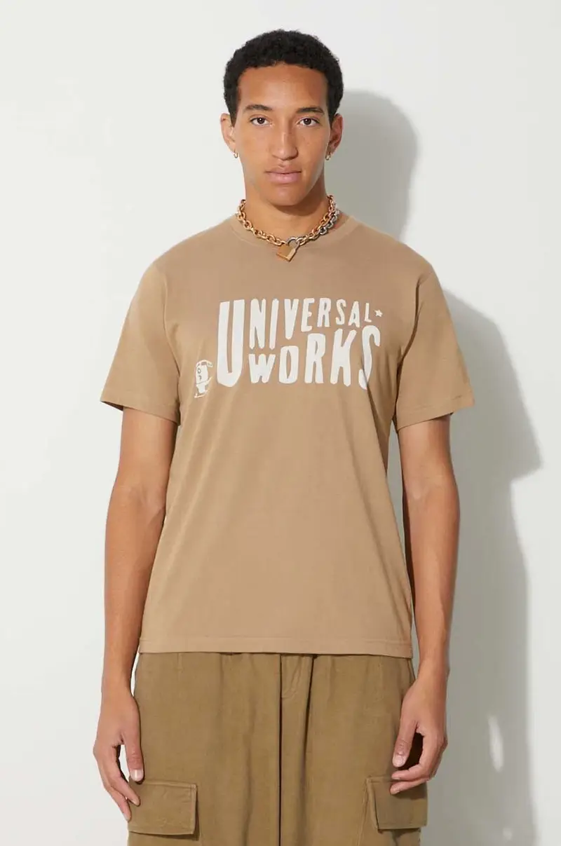 Universal Works T-shirt Uomo Beige 2240803