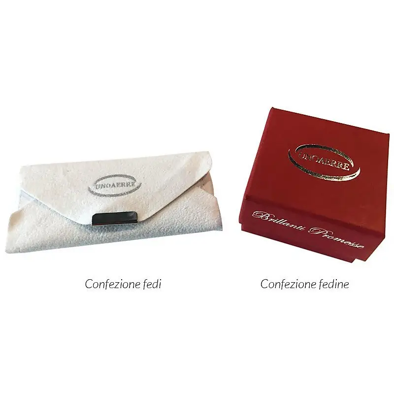 Fede Donna Gioielli Unoaerre Brillanti Promesse miniatura 2