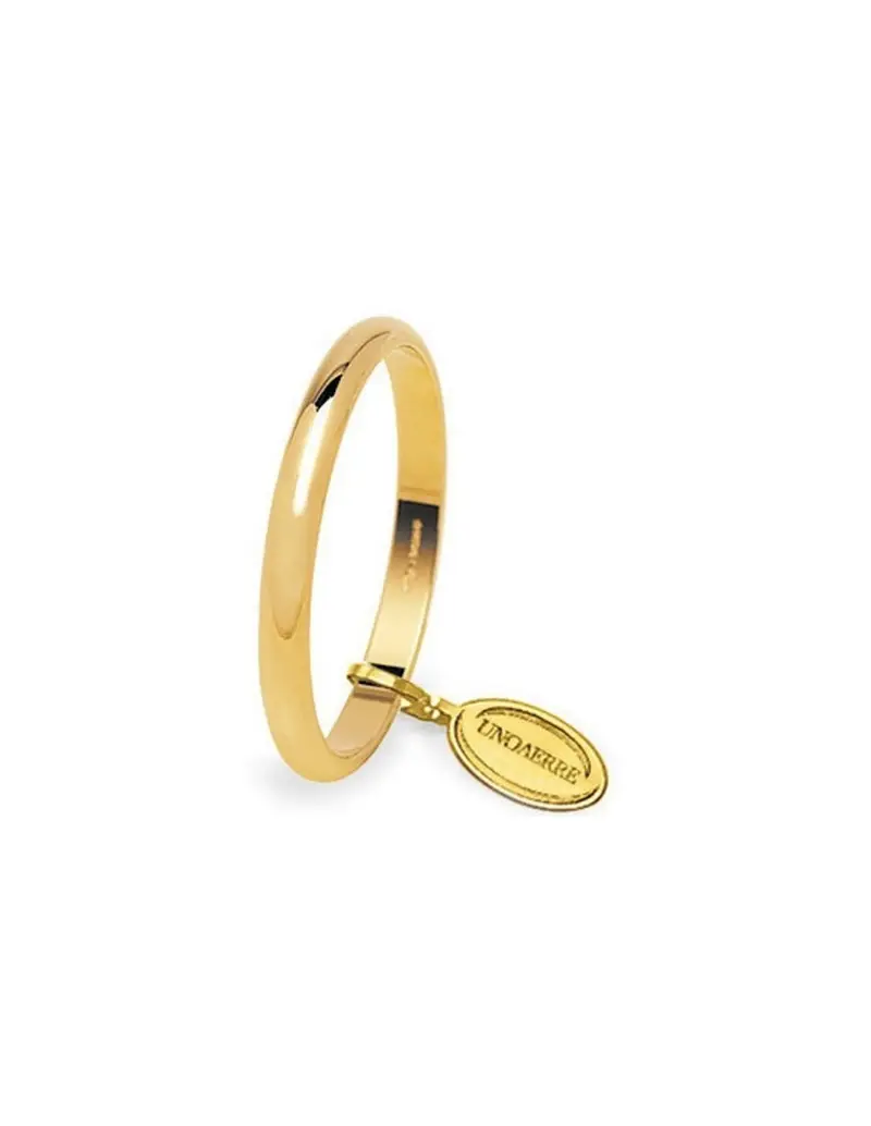 Fede UNOAERRE Fedi Classiche gr. 3 Francesina in oro giallo 30AFN4C01