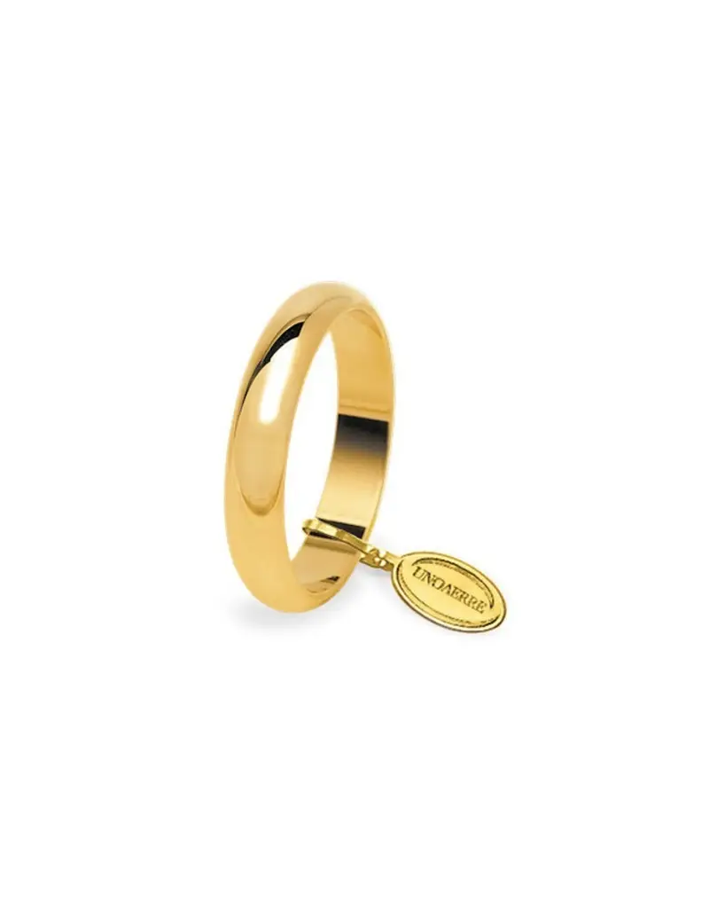 Fede UNOAERRE Fedi Classiche gr. 5 Larga in oro giallo 50AFN6C01