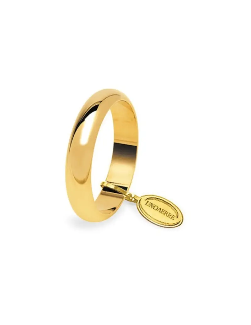 Fede UNOAERRE Fedi Classiche gr. 8 Classica in oro giallo 80AFN1C01
