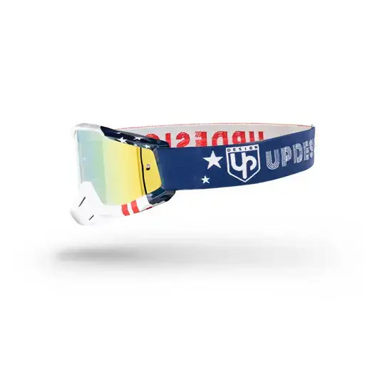 Vetro maschera cross UP Design Mirror Gold Lens