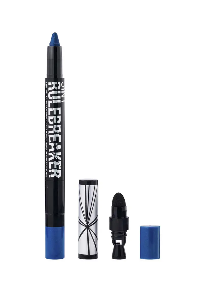 3 In 1 Rule Braker - Eyeliner, Eye Kajal, Eyeshadow, Unisex, Blu navy