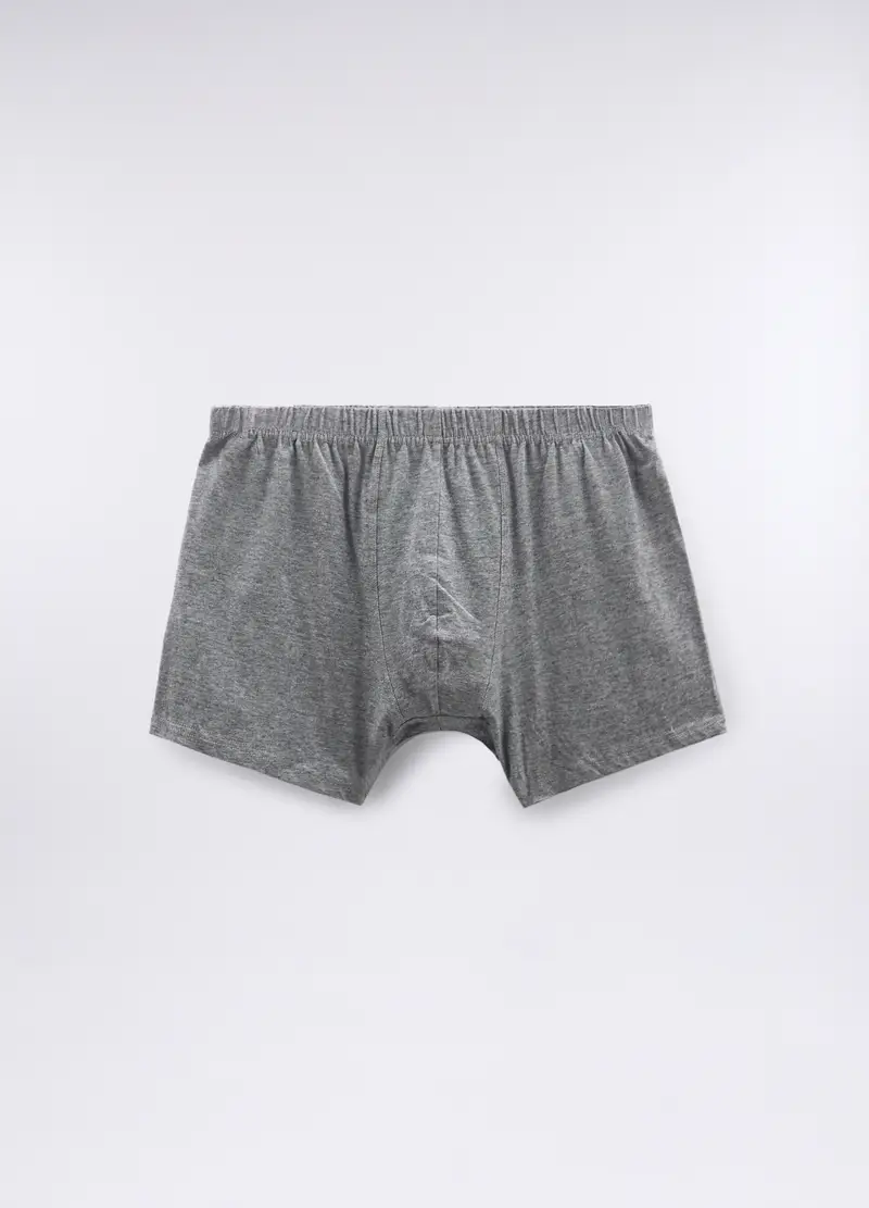 3 Pack Boxer In Cotone Con Elastico Uomo, Blu scuro