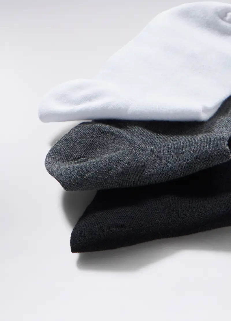 , 3 Pack Calzini In Cotone Stretch Uomo, Multicolor miniatura 2