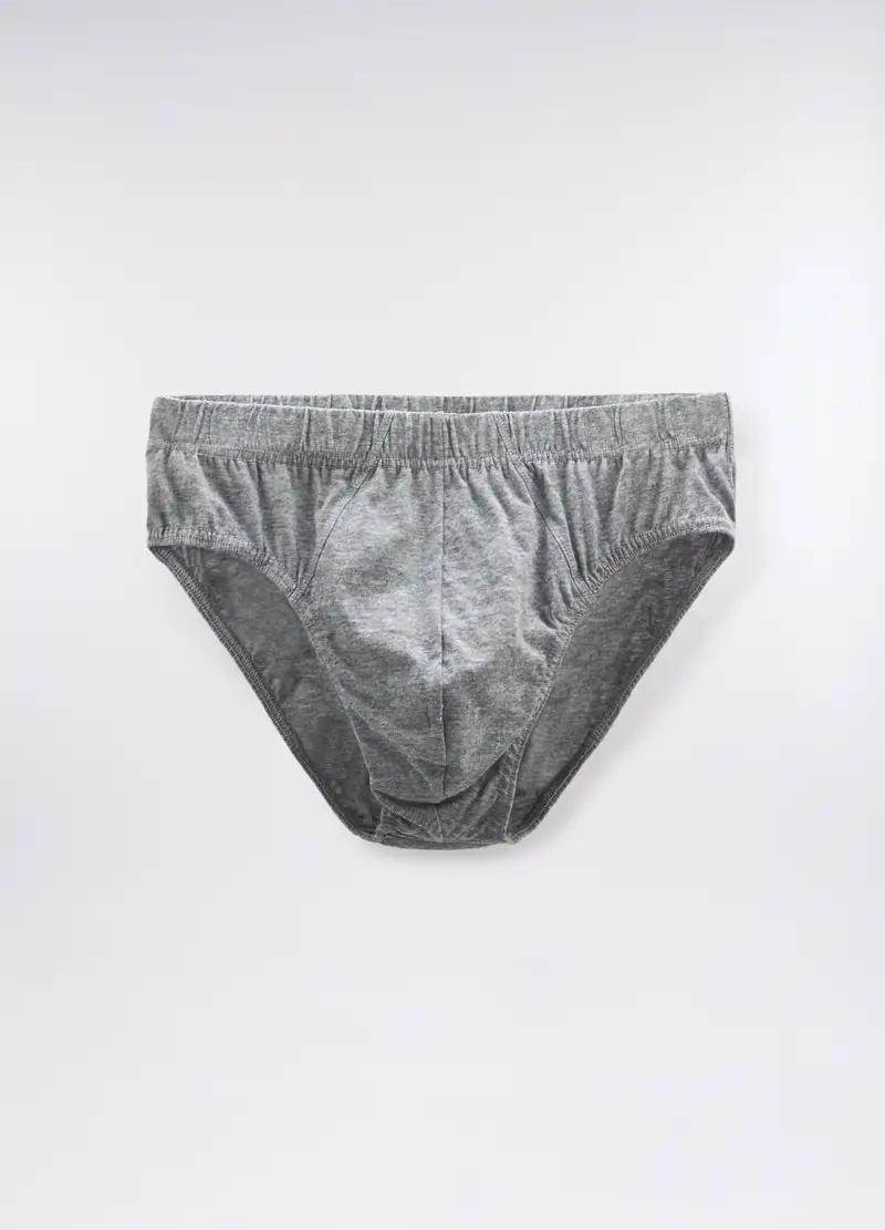 3 Pack Slip In Cotone Con Elastico Uomo, Blu scuro