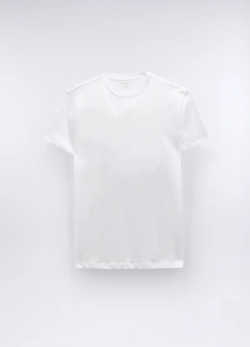 5 Pack Magliette Intime Girocollo Uomo, Bianco ottico miniatura 2