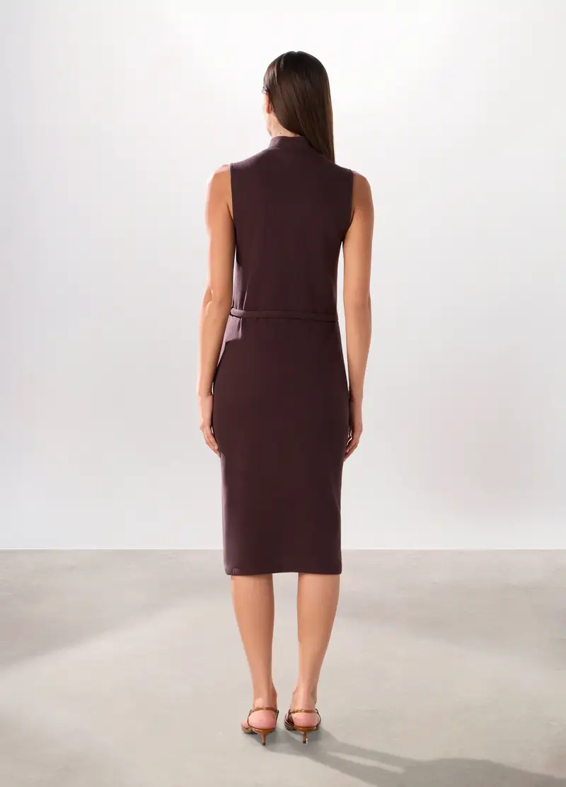 Abito Chiffon Donna, Rosso burgundy miniatura 2