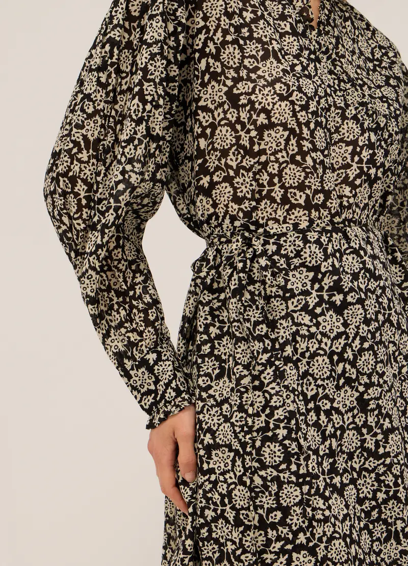 Upim, Abito Corto In Puro Cotone Donna, Nero/Bianco, Taglia: XS miniatura 2