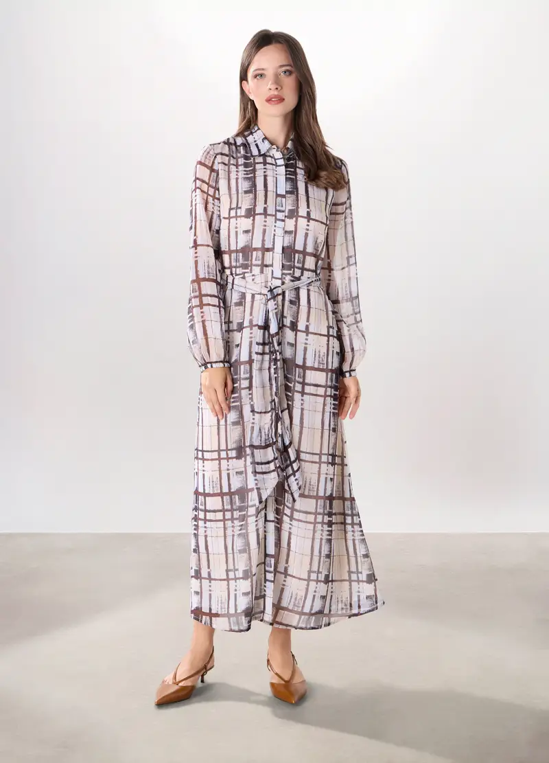 Upim, Abito Lungo Con Stampa Donna, Bianco, Taglia: XS