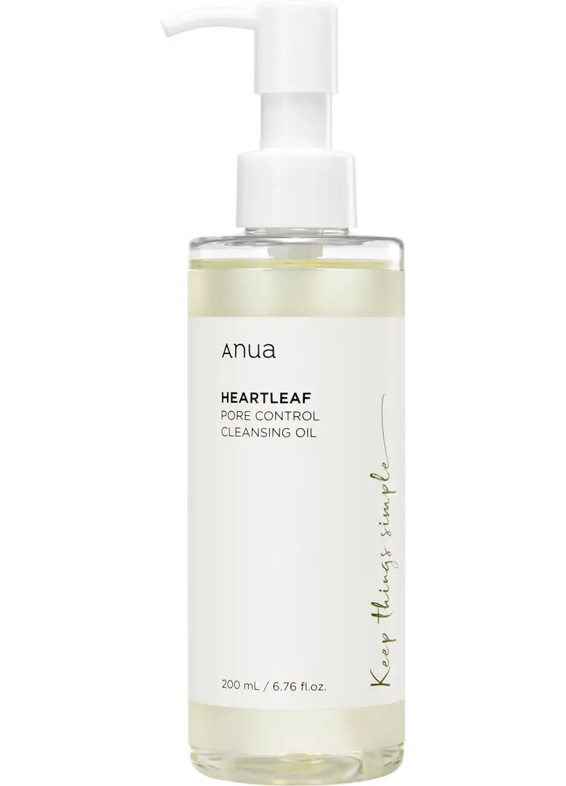 Anua Heartleaf Pore Control Cleansing Oil 200ml, Donna, Trasparente