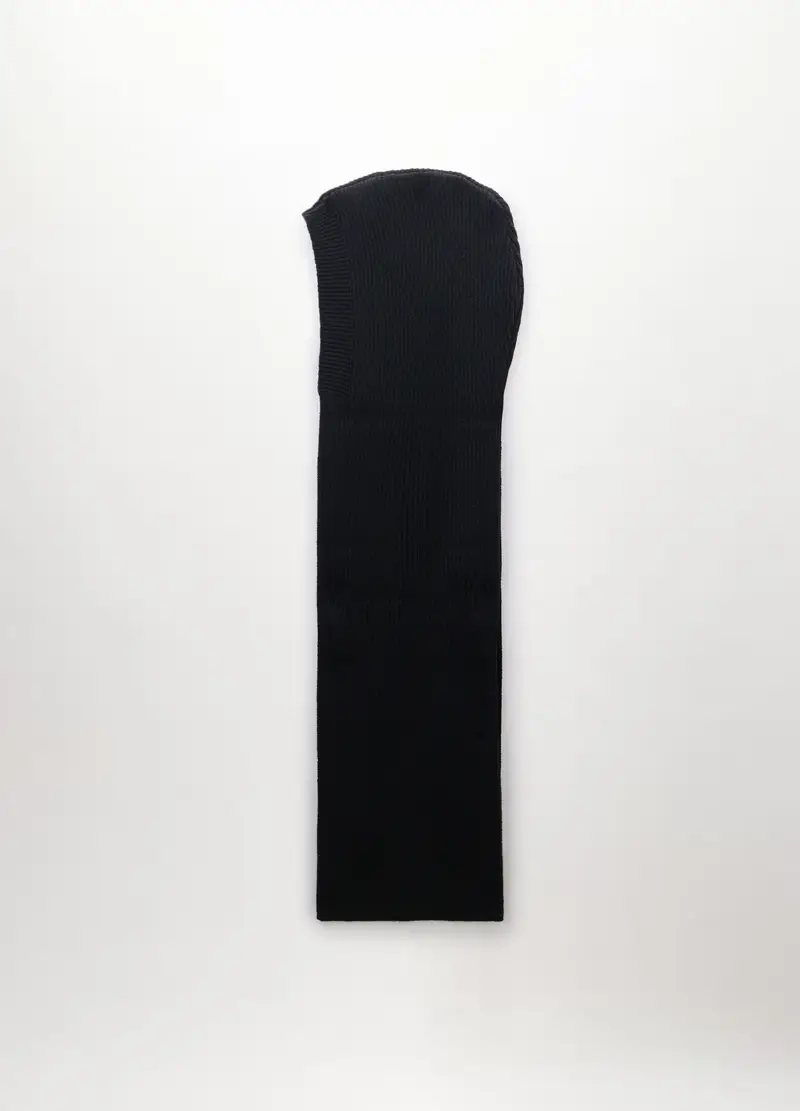 Balaclava A Coste Donna, Nero