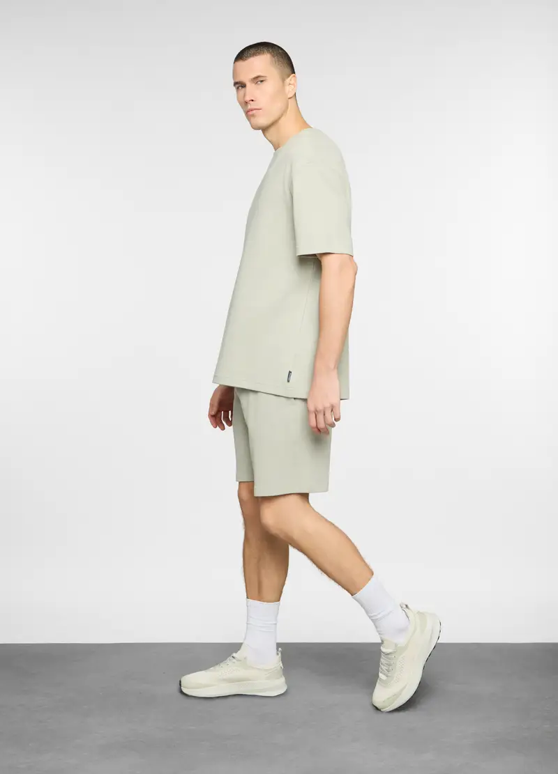 Bermuda In Maglia Uomo, Unisex, Verde salvia