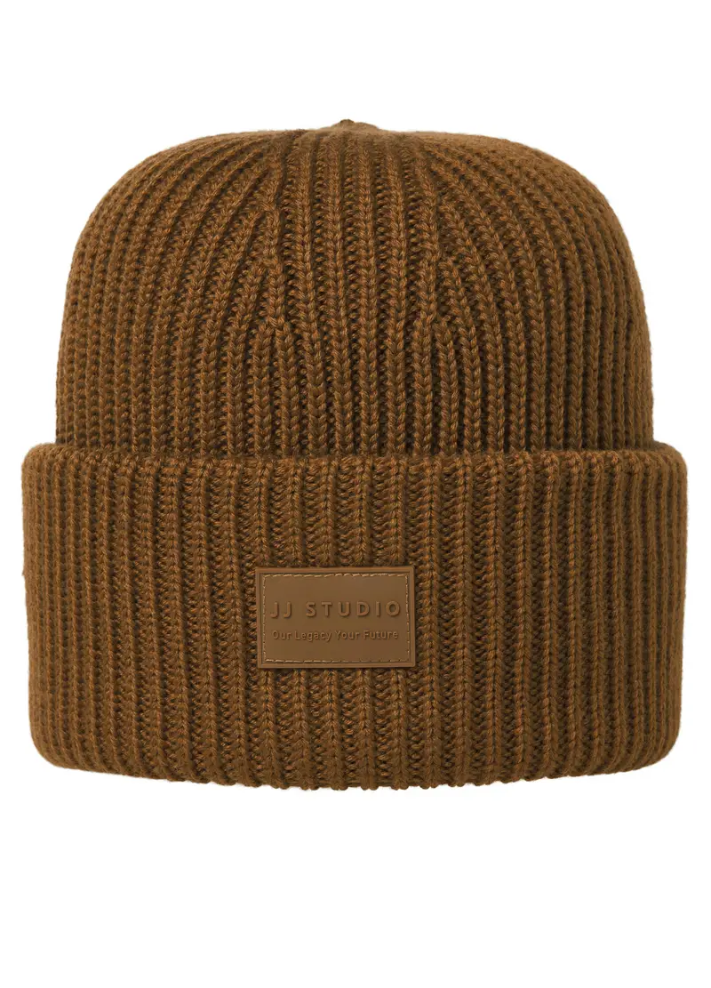 Berretto In Maglia Uomo, Unisex, Marrone tabacco miniatura 3