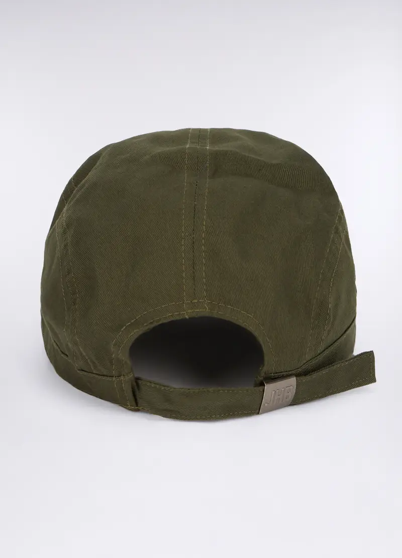 Berretto In Twill Di Cotone Uomo, Verde muschio miniatura 2