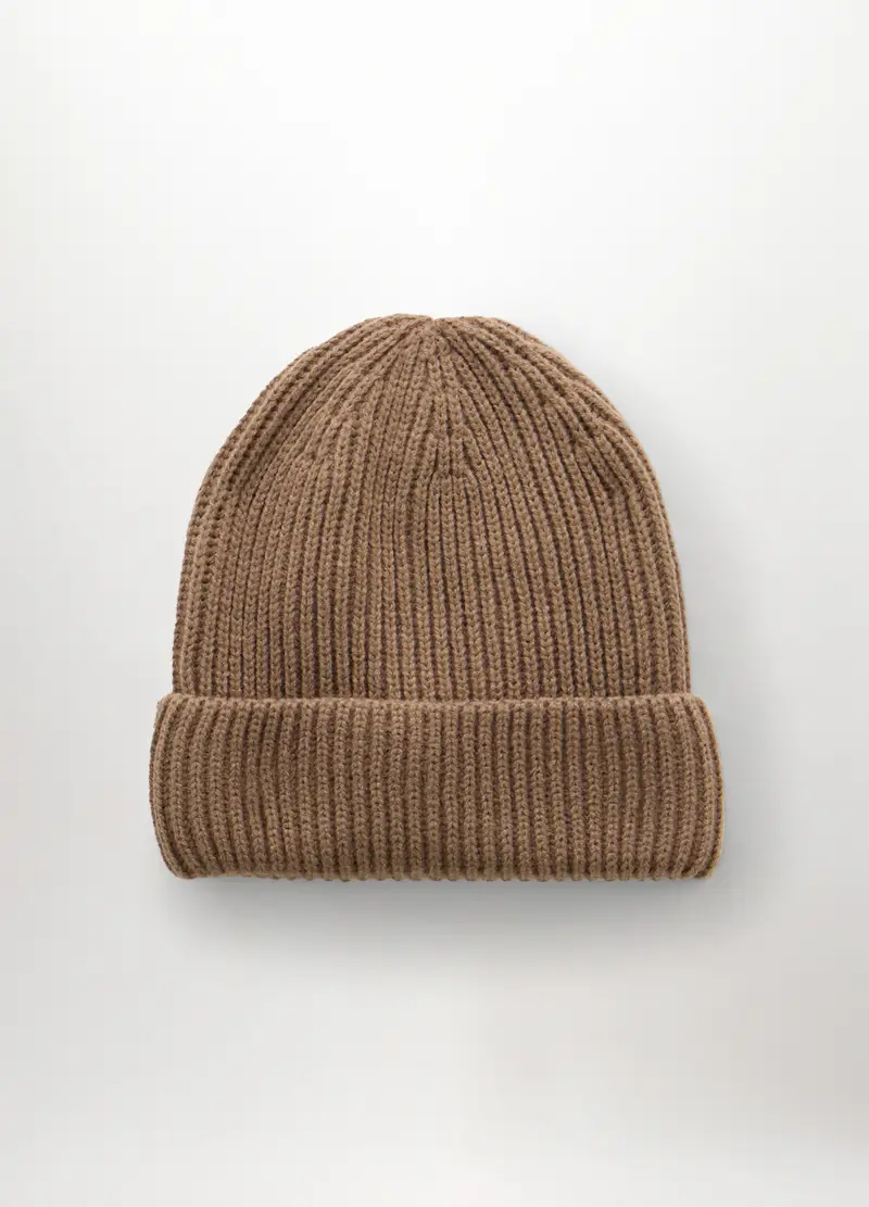 Berretto Tricot Donna, Marrone chiaro