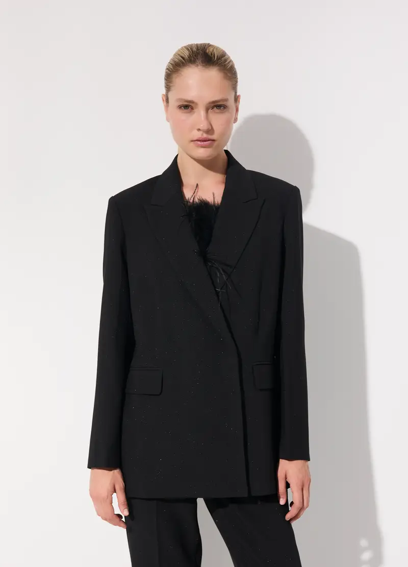 Upim Blazer Donna Nero 4288150 miniatura 2