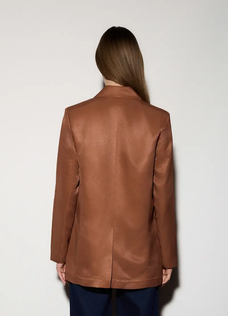 Upim Blazer Donna Marrone 4350460 miniatura 3