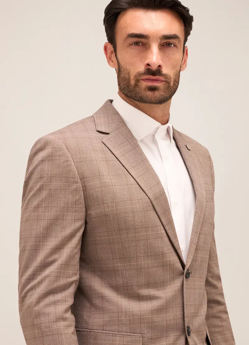 Upim Blazer Uomo Marrone 4253912 miniatura 3