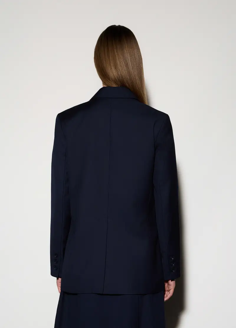 Blazer Monopetto Donna, Unisex, Blu navy miniatura 3