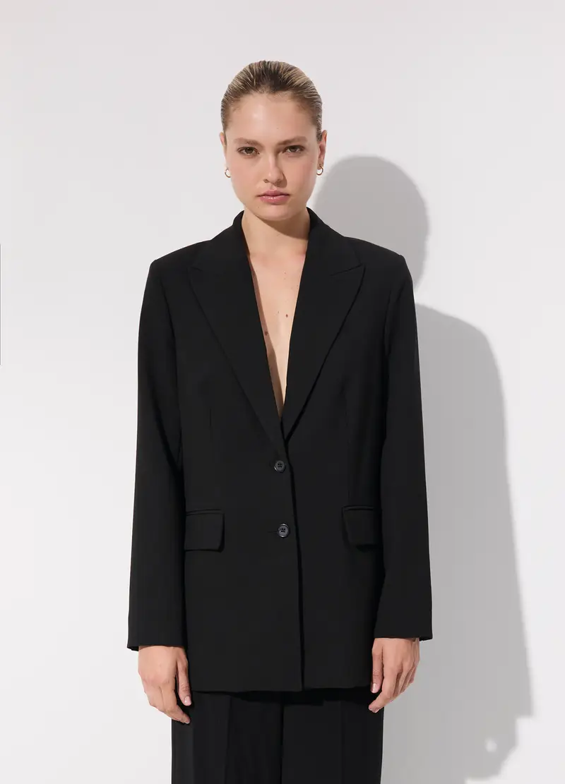 Upim Blazer Donna Nero 4307351 miniatura 2