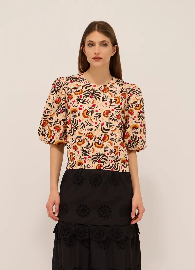 Upim, Blusa In Popeline Di Puro Cotone Donna, Beige chiaro, Taglia: XS