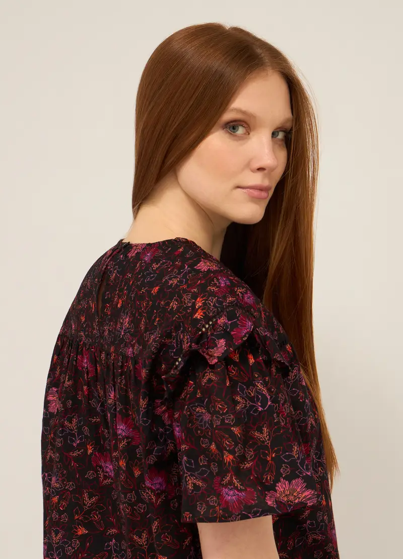 Upim, Blusa In Puro Cotone Donna, Rosso fragola, Taglia: XS miniatura 2