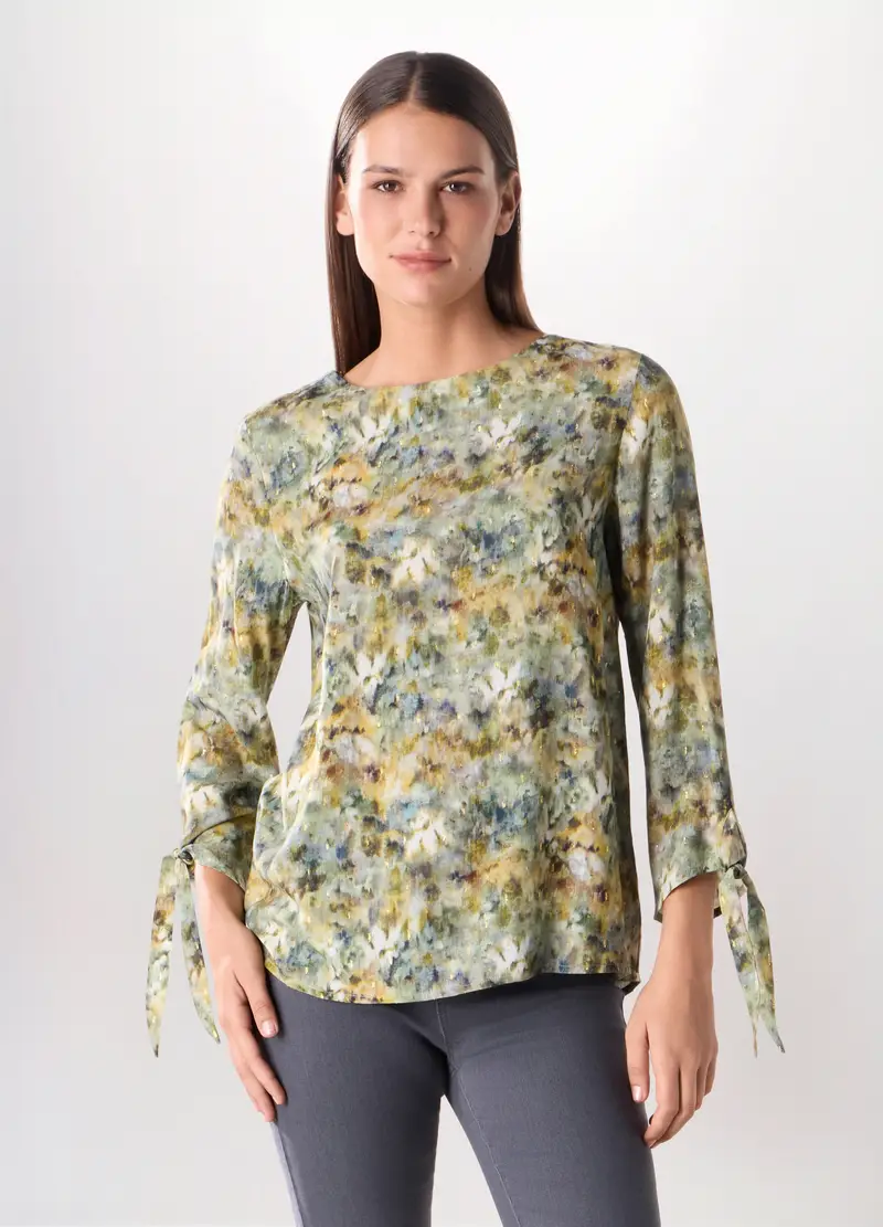 Upim, Blusa In Viscosa Donna, Verde oliva, Taglia: S