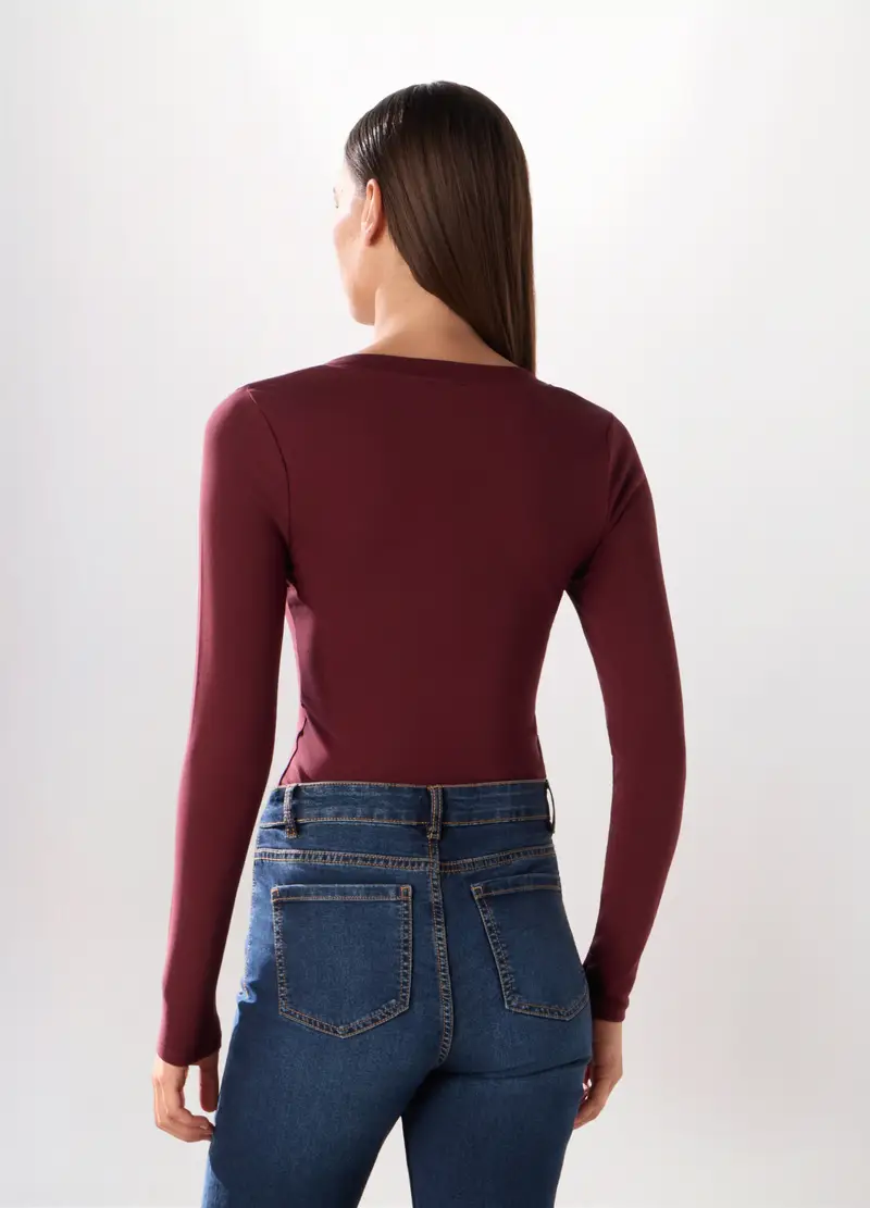 Upim Body Donna Bordeaux 4252692 miniatura 2