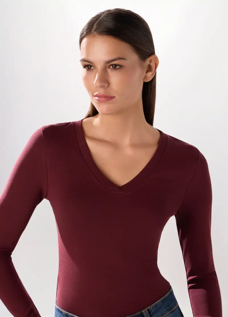 Upim Body Donna Bordeaux 4252692 miniatura 3